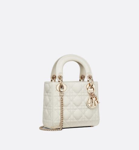 dior mini lady dior lambskin bag|Mini Lady Dior Bag Latte Cannage Lambskin .